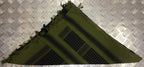 100% Cotton Shemagh / Arab Scarf / Pashmina / Wrap / Sarong. Green & Black - NEW
