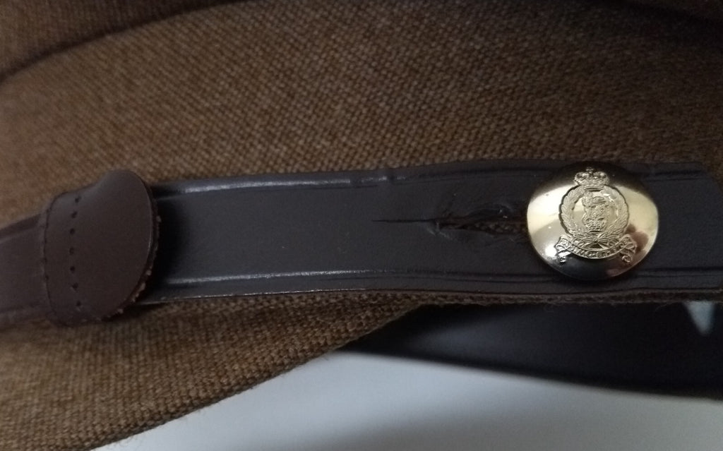No2 Officer Hat British Army AGC adge Buttons & Chin Strap Goldings 57cm