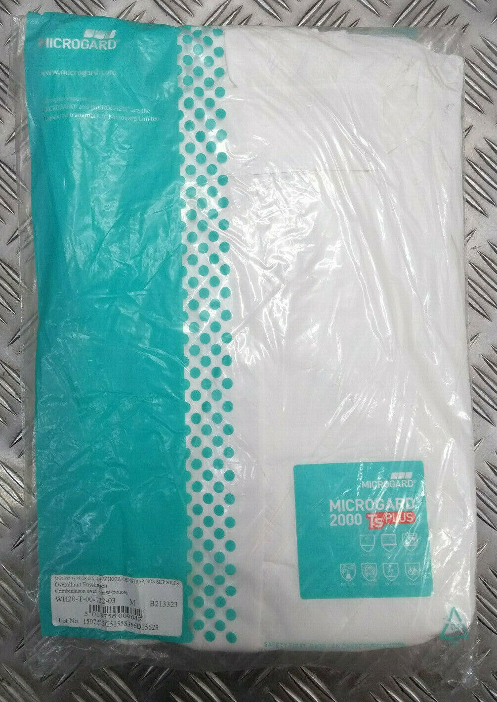 Microgard 2000 Ts Plus Coverall with Hood Size Medium, Pack of 2
