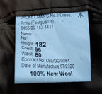No2 Scots Guards Dress Jacket FAD British Army Footguards Pattern 182/96cm