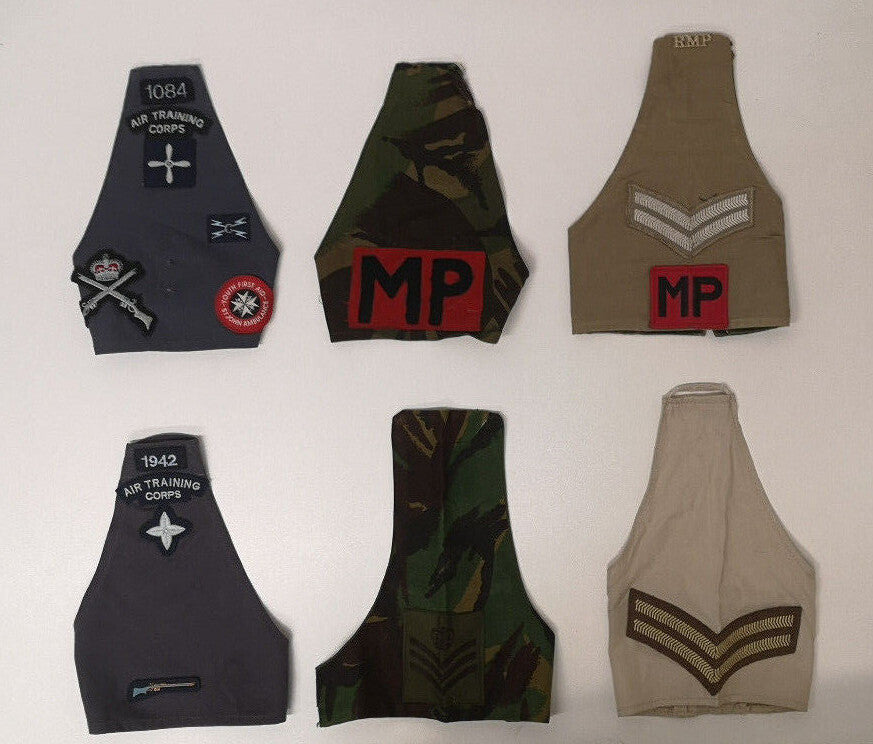 Army Brassards Armlets Various Camo Colour Pattern with Various Badges