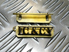 Inns Of Court & City Yeomanry Genuine British Army IC & CY Shoulder Titles - New