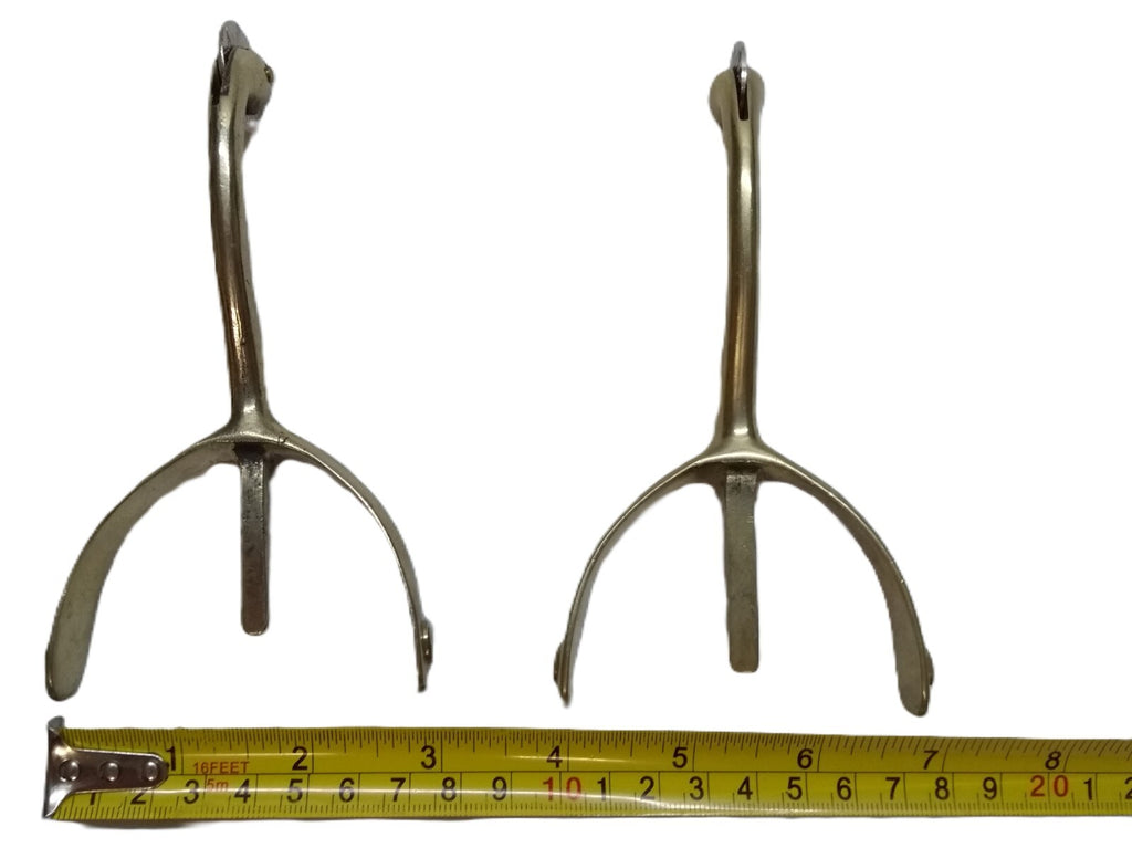 Swan Neck Spurs Long British Army / Officers & Soldiers Parade Boots