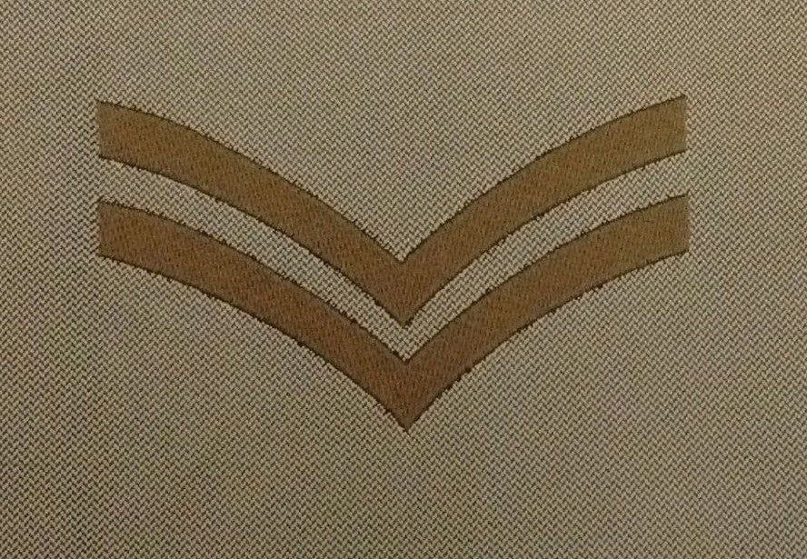 Rank Badges Army Green / Desert OD / DS Subdued Assorted Ranks 1 Pair New