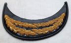 General Officer Peak British Oak Leaf Gold Wire Sprig Dress Hat Visor