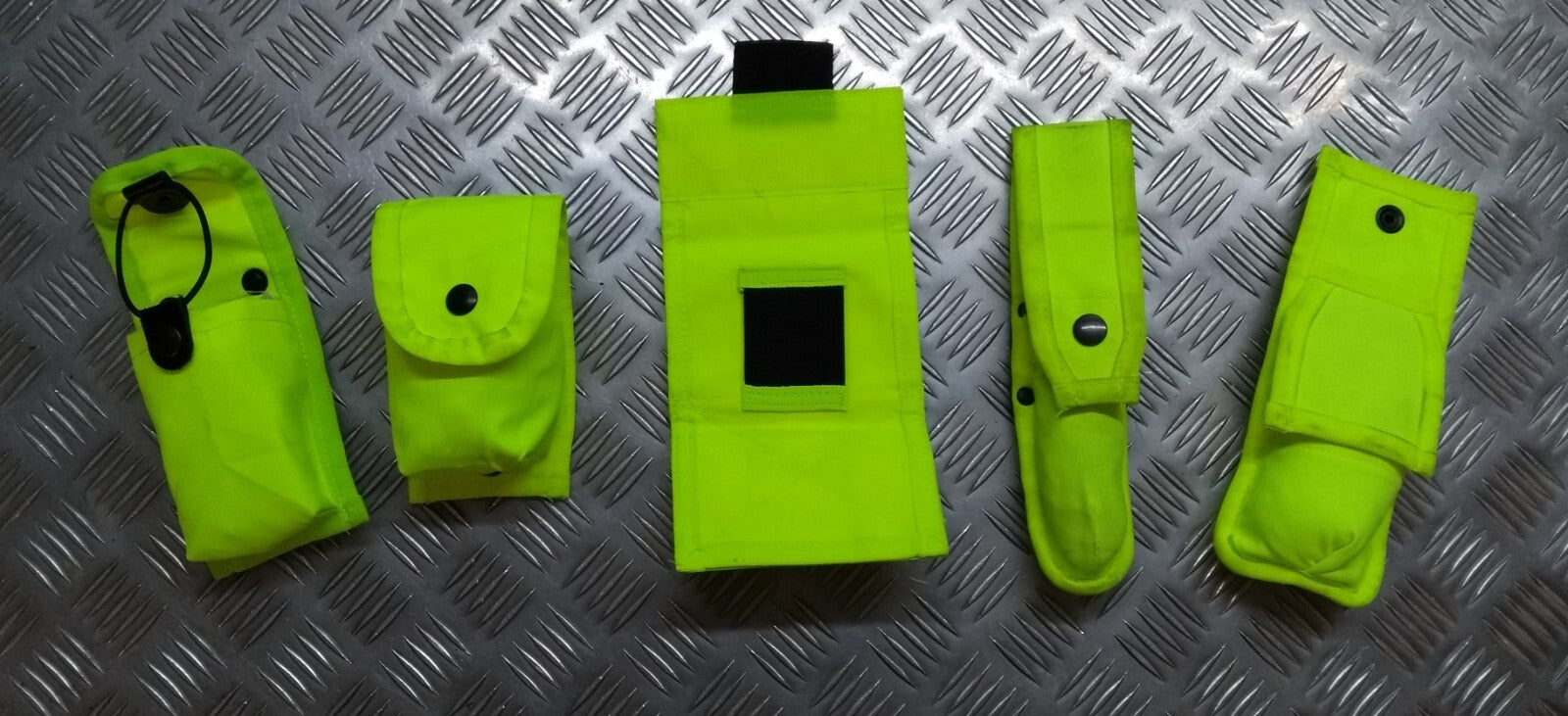 Aegis Pouch Set 5 PC Hi Viz Molle Vest Accessory Pouches Twist Click Interlock