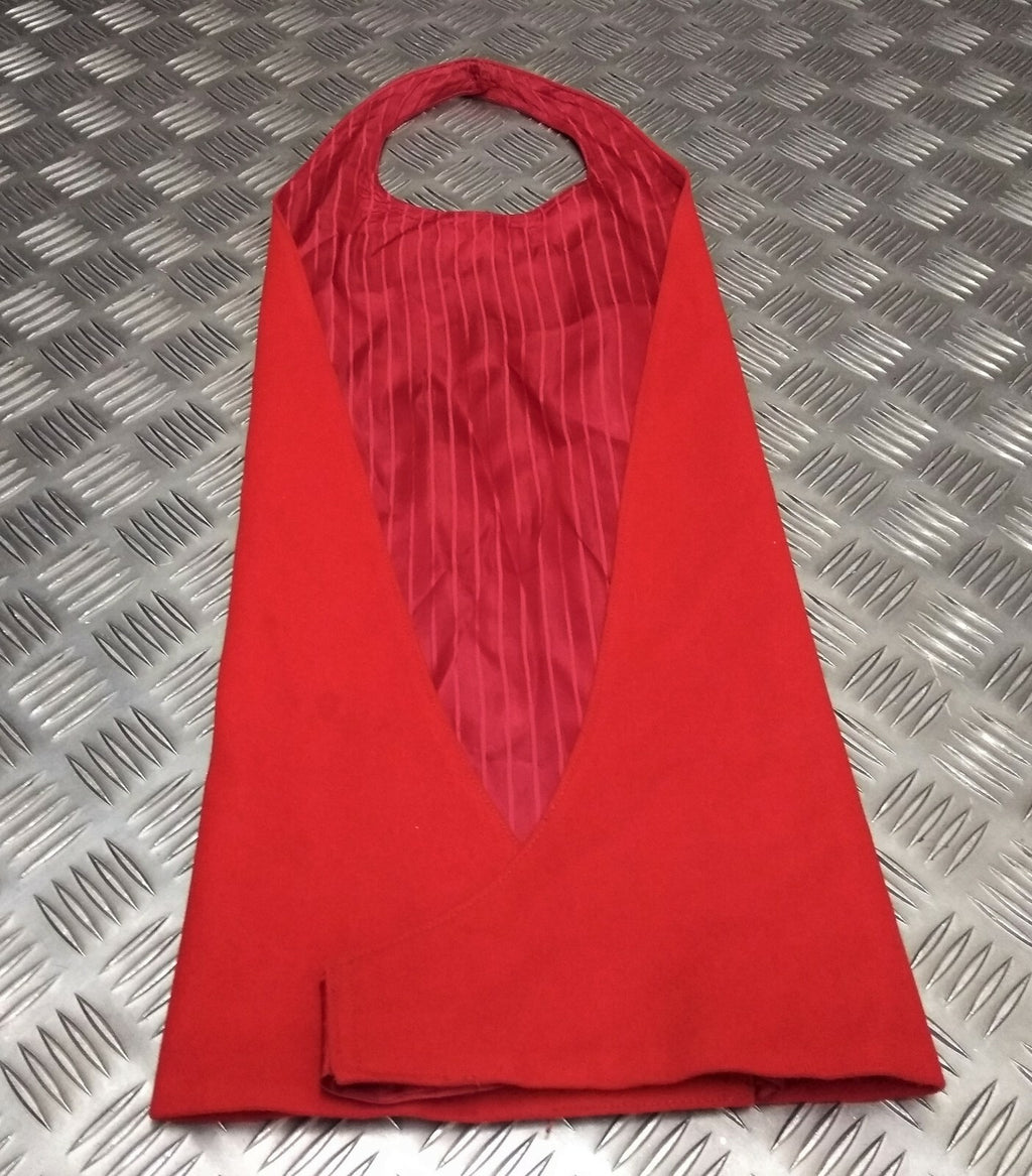 Genuine Ex British ARMY Regiment Officers Scarlet Bib Apron Ceremonial & Parade