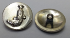 British Made Flat Blazer Chrome Colour Buttons with Oman Sheathed Khanjar Symbol