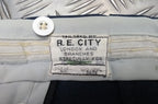Vintage Trousers RAF Royal Air Force Dress Old Pattern Air Force Blue Grey Colour Waist 33"