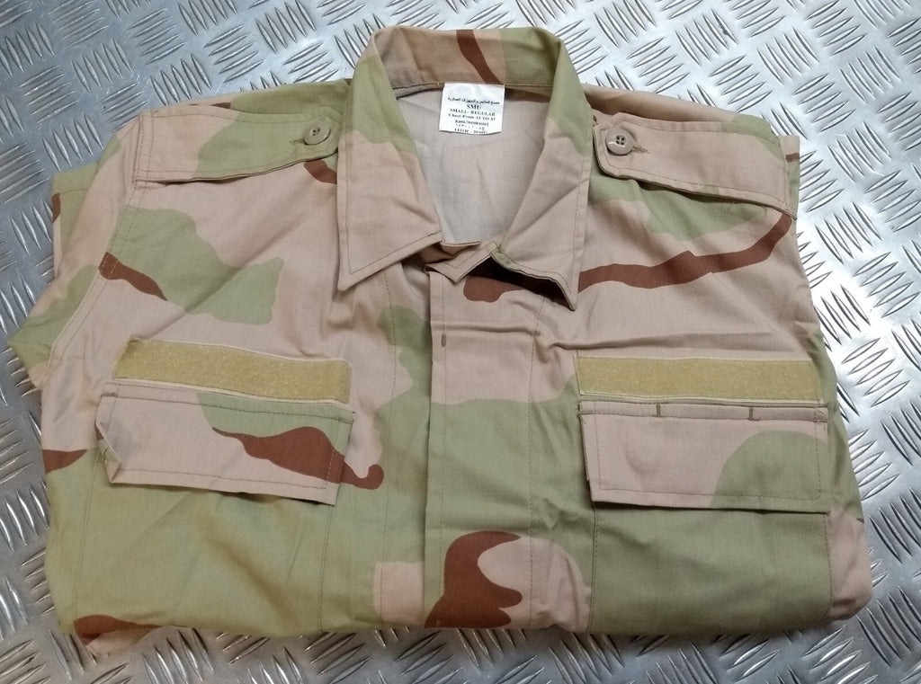 Desert Combat Jacket Combined Forces Tri - Color Combat Uniform Small Regular