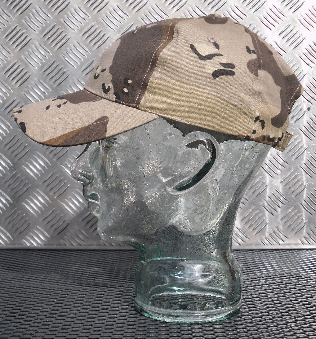 100% Cotton American Desert Storm Choc Chip Tri Baseball Hat / Cap - BRAND NEW