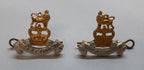 RAPC Collar Badges Army Pay Corps Old Pattern Collar Dogs and Split Pins