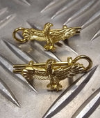 Genuine Issue RAF Royal Air Force Type Wingspan Eagle Matching Metal Badges MFCD6