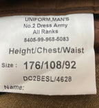 British Army No2 Dress FAD Jacket The Royal Dragoon Guards with Insignia Buttons 176/108/92cm