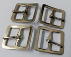 Genuine British Issue 13mm Nickel Plated Small Roll Buckles X4 STD45