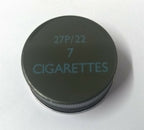 Genuine Vintage Issue 7 Cigarette Storage Waterproof Tube RAF Royal Air Force RN X2