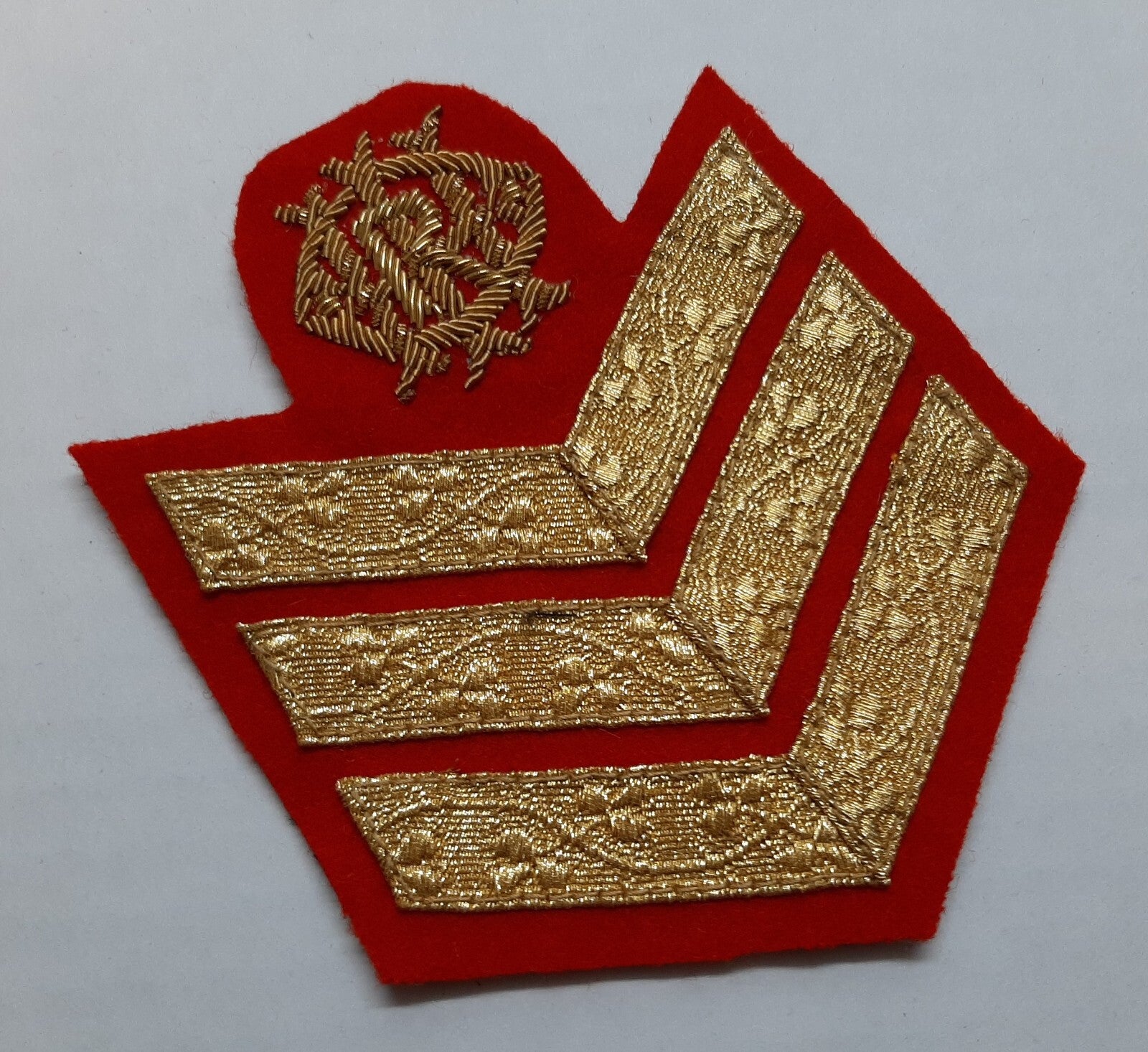 Queens Royal Irish Hussars NCOs 3 Bar Chevron Old Pattern British Army Cypher