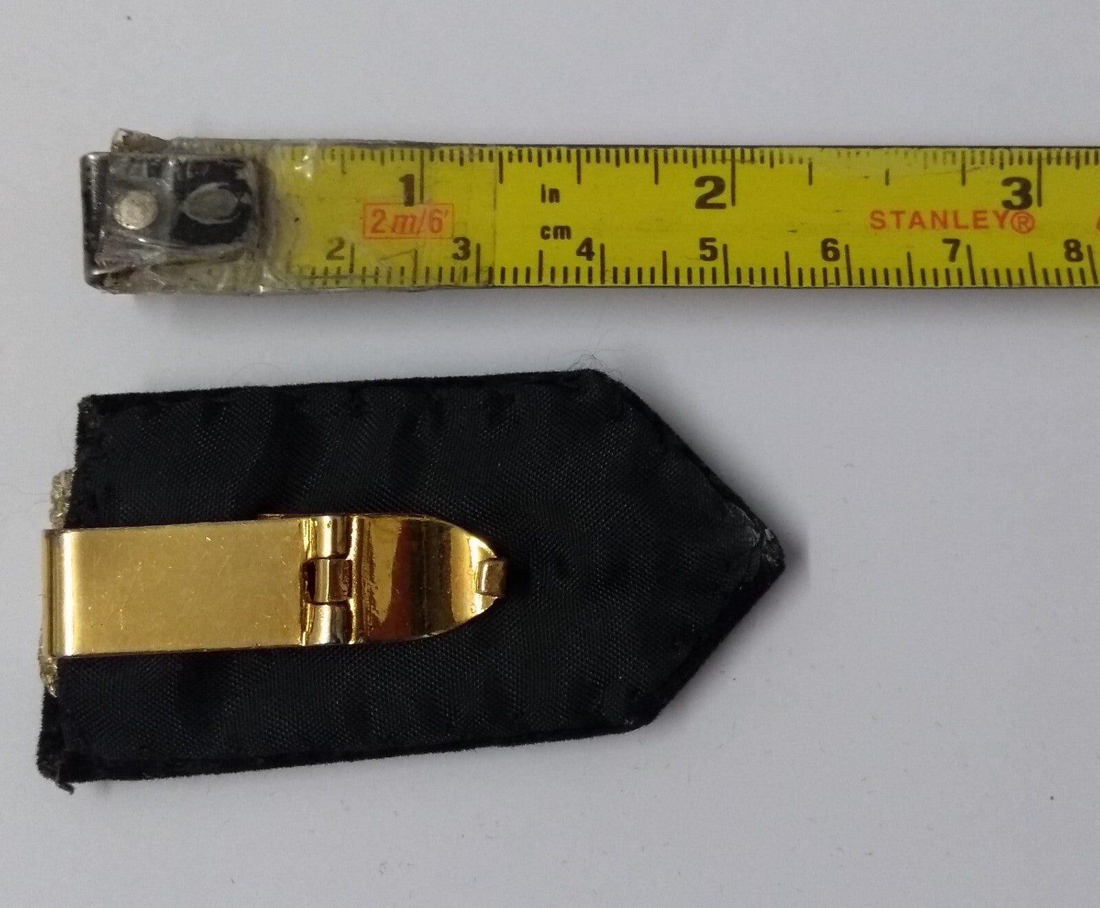 SNR Rank Gorgets Black Velvet & Silver Cord Detail For Senior Officers Uniform