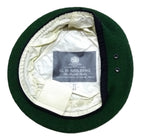 Green Beret Army Goldings UK Pattern Wool / Silky Lining & Petersham Trim 62cm.