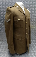 No2 KRH FAD Jacket Fully Buttoned With Insignia & Badges British Army Style