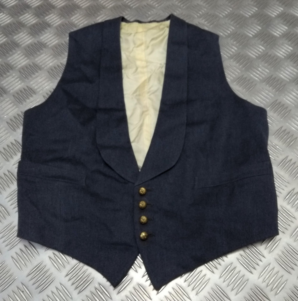 RAF Royal Air Force Vintage Mess Dress Waistcoat Airforce Blue Grey Colour