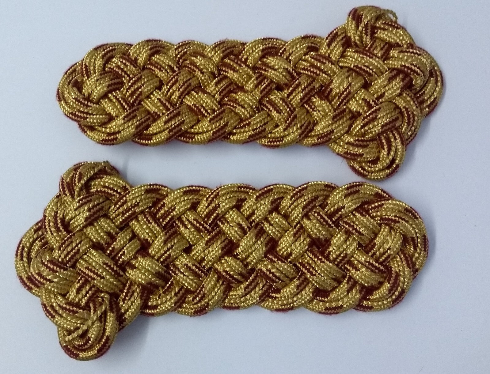 Shoulder Cords Senior Officer Gold Braid Cords No Attaching Straps or Insignia