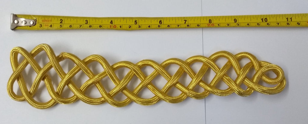 Ceremonial Shoulder Cords long loose twist Gold Wire Parade Issue Made In UK
