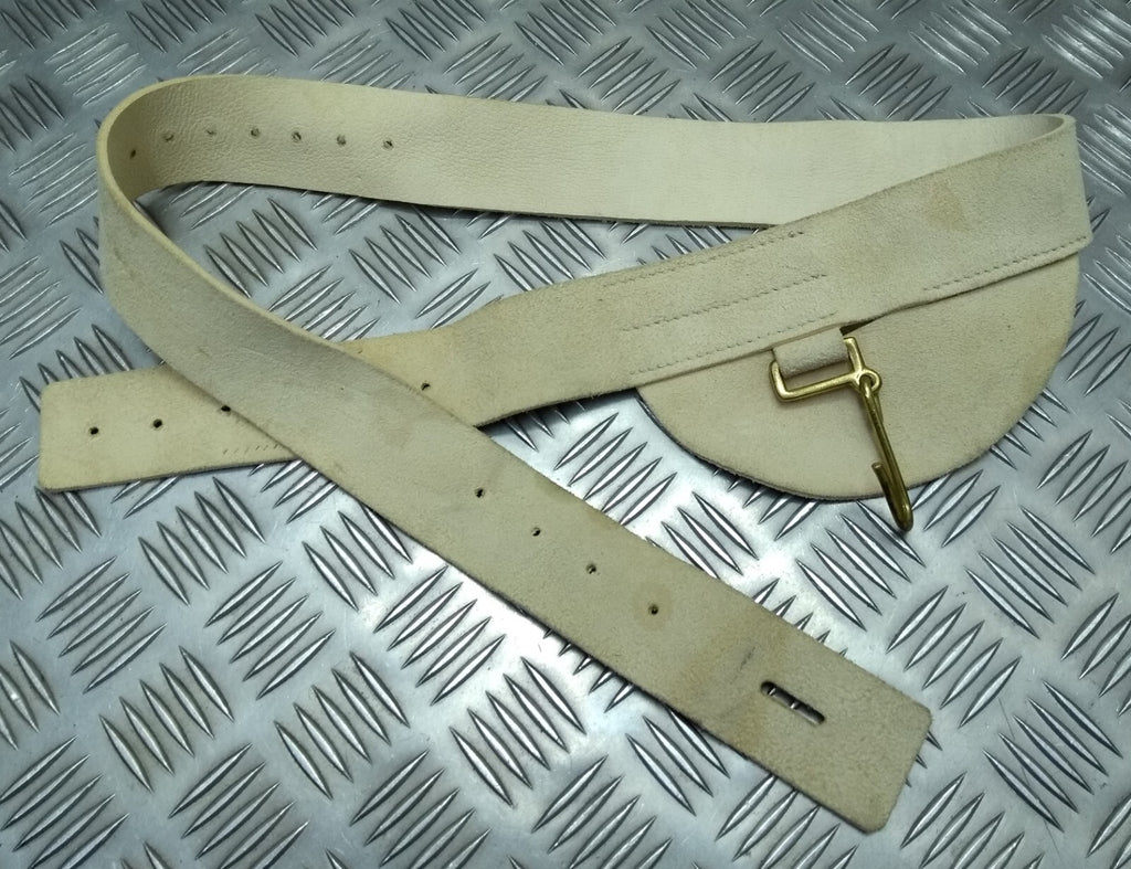 No2 Buff Leather Household Cavalry Waist Belt Incomplete Unfinished H Cav