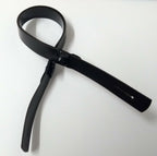 Genuine Issue Black Vinyl SD Hi Sheen Dress Hat Chin Strap-