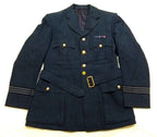 RAF Royal Air Force Vintage No1 Jacket Airforce Blue Grey Colour Old Pattern With Cloth Belt Alkit
