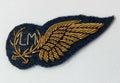 British Royal Air Force Load Master 'LM' Braid Half Wing Brevet Badge
