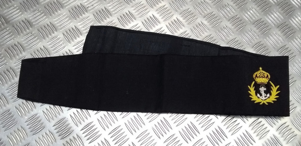 Oman Navy Cummerbund With Gold Braided Naval Anchor Adjustable 31"-35"