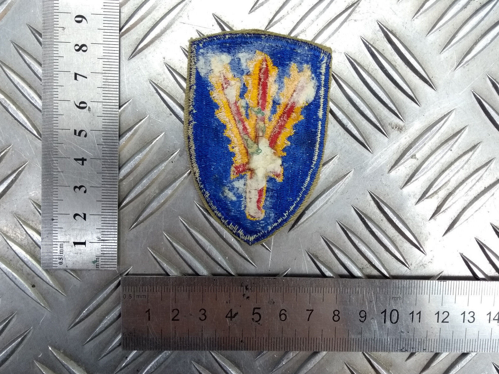 United States 166th Regiment Combat Team Braided Patch US
