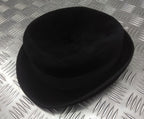 Genuine UK Made Failsworth Black Fashion Felt Hat Curled Rim Small FWS1