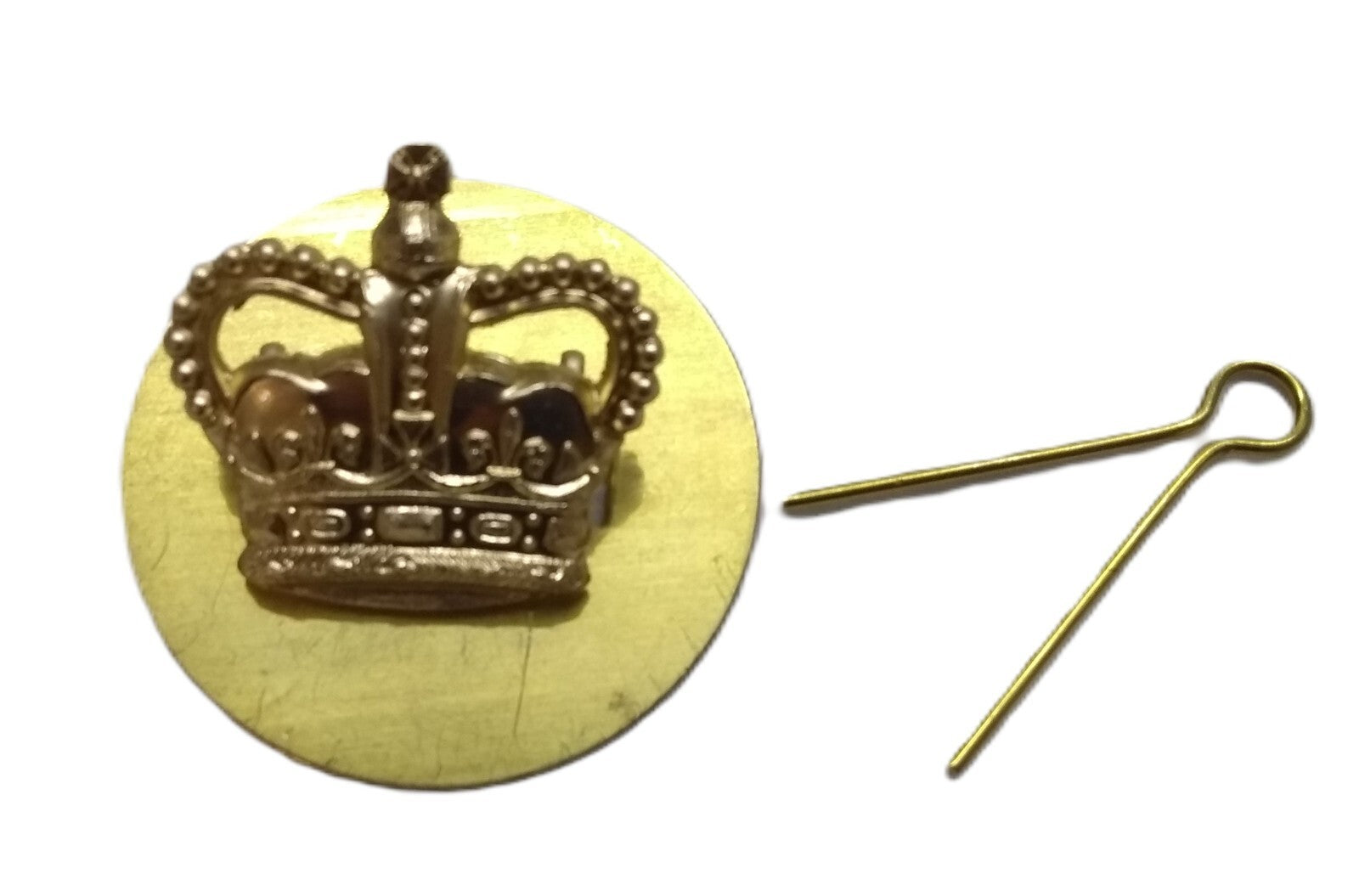 Genuine British Issue St Edward's Crown Metal Badge Major Rank- NEW