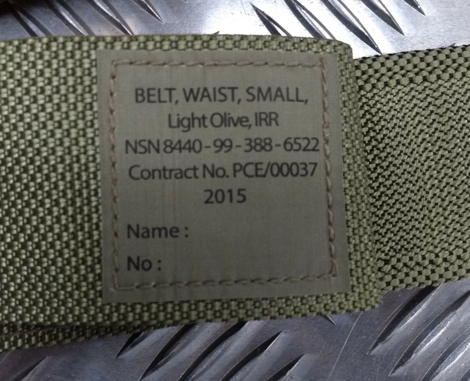 MTP Light Olive IRR Pistol PLCE Duty Load Belt British - All Sizes