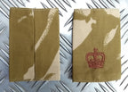 British Army Desert Camo Major Rank Slide Epaulette - NEW Pair