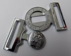 Genuine Issue "DIEU ET MON DROIT" Ceremonial Chrome Buckle Locket SMF1