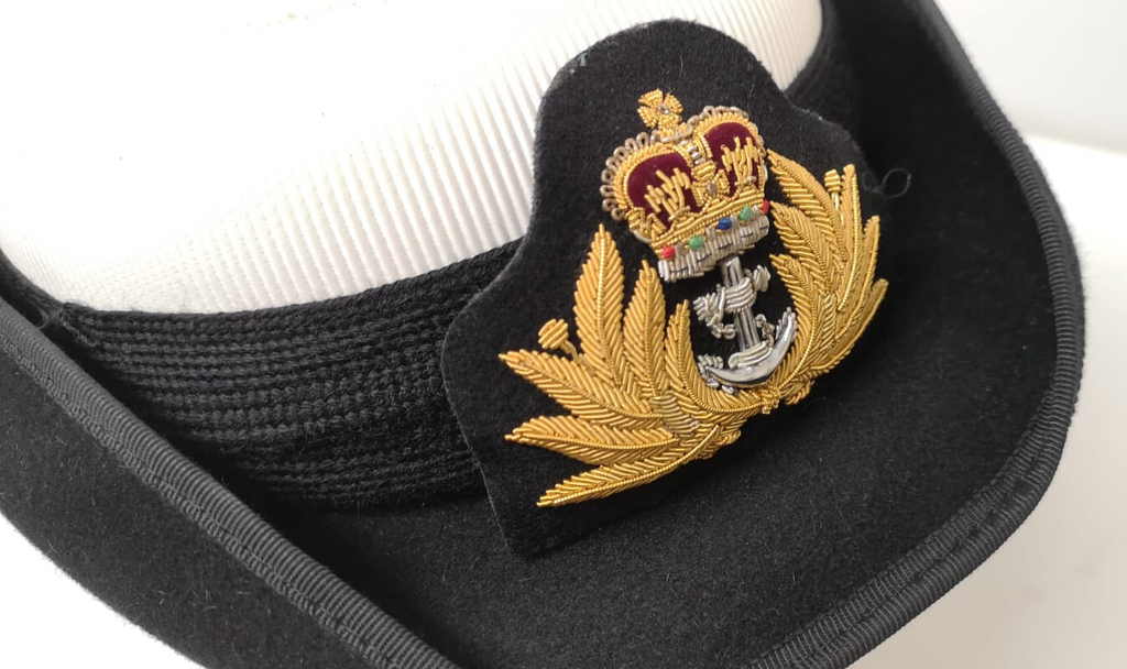 British Royal Navy WRNS Women's Officers / CPO / PO Tricorne Dress Cap/Hat