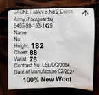 Scots Guards Jacket No Insignia No2 Dress FAD Foot Guards British Army 88cm