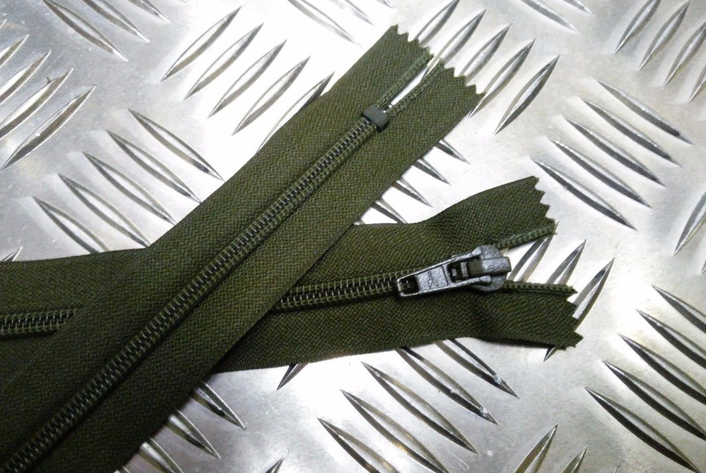 X2 8" Closed End Green Zip / Zipper H Duty Zpm44