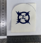 Electrical Mechanic Qualification Patch Genuine British Royal Navy Blue on White