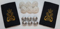 RNavy Buttons and Shirt Slides (PO) British Naval Set