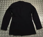 Vintage Blazer Double Breasted Jacket Retro Army Style or Casual Wear No Buttons