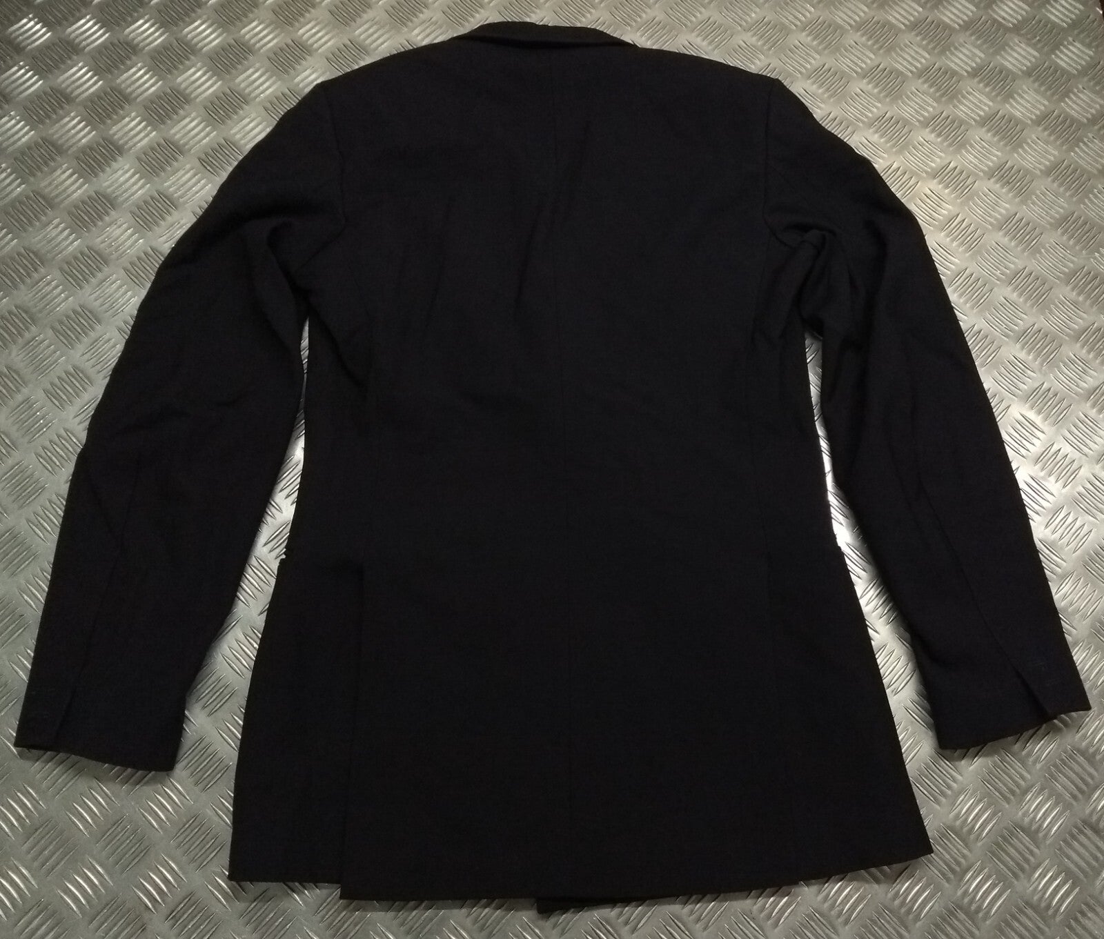 Vintage Blazer Double Breasted Jacket Retro Army Style or Casual Wear No Buttons