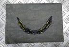 Genuine British Made Senior Officers Subdued Laurel Braid Uncut Cap Peak