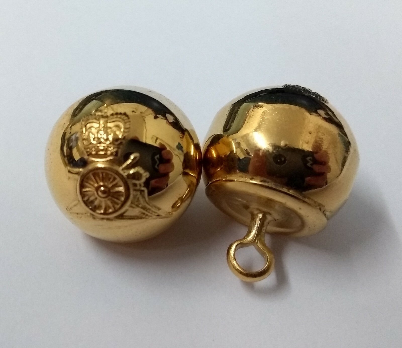 Genuine British Royal Horse Artillery Full Ball Ceremonial Buttons 26L