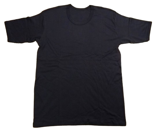 Navy PT Vest 100% Cotton British Naval Physical Training Dark Blue T-Shirt NEW
