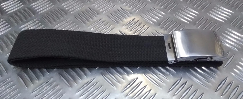 Military Style 2" Canvas Web Roll Buckle Parade Trouser Belt Unisex All Colours