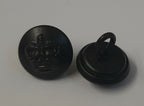 Genuine British Issue Royal Crown Plain Border Buttons 1 Pair ASBT296